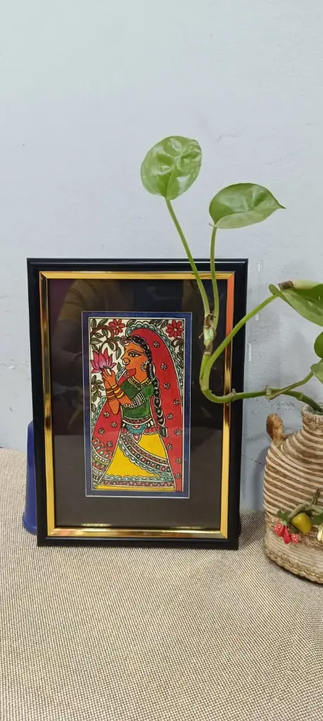 Timeless Beauty-Handmade Woman Painting.