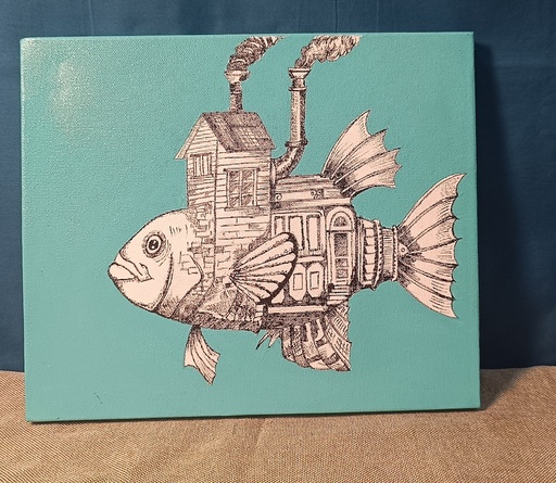 Fish Trace- Grace in every fin, art in every stroke.